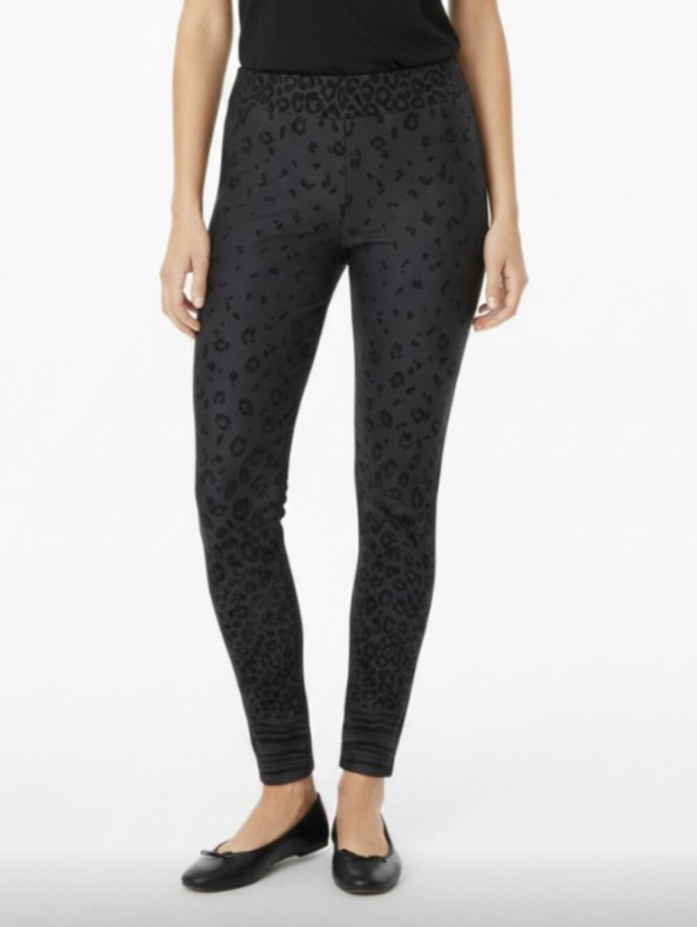 NWT! MELISSA PAIGE! LEOPARD VELVET FLOCKED STRETCH SATIN PANTS, SLACKS! SZ S